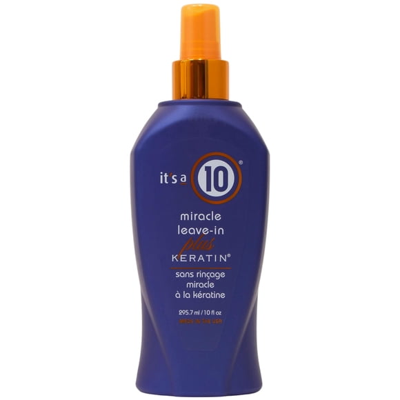 It's a 10 Miracle des Soins Capillaires Sans Rinçage Plus Kératine, 10 Fl Oz (Lot de 1)