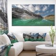 thumbnail image 1 of Clear Mountain Lake under Bright Sky - Landscape Canvas Art Print, 1 of 3