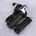 thumbnail image 3 of Electric Bike Throttle Grip Electric Throttle Grip LCD Electric Quantity Display with Switch Motorcycle Throttle Grips Speed Controller E Bike Speed Governing Throttle Grip 6 Cores, 3 of 7