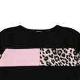 thumbnail image 4 of Toddler Baby Girl Sweatshirt Set Leopard Sweatpants 2PCS Outfits Black 4-5 Years, 4 of 5