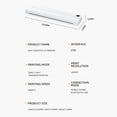 thumbnail image 4 of Inkless Printer, Portable Long Standby High Definition Rechargeable Automatic Power Off  Printer 200dpi  For Home, 4 of 8