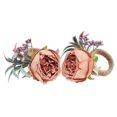 thumbnail image 2 of Boucle de Serviette, 2 Pcs Boucle de Serviette Innovante Anneau de Serviette Innovant Boucle de Serviette Fleur Performance, 2 of 8