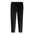 thumbnail image 4 of Men's Business Style Solid Colour Straight Slim Fit Trousers Suitable Trousers To Wear With Suit Tops, 4 of 4