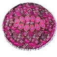 thumbnail image 2 of Luckyn 43CM Round Pattern Pillowcase Bohemian Cushion Cover Floor Cushion Pillows Cover, 2 of 5