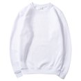 thumbnail image 1 of vdgthytj Men's Crewneck Sweatshirt Long Sleeve Basic Solid Color Shirts Fall Fleece Casual Loose Pullover Tops, 1 of 3