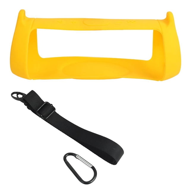 Étui en Silicone Compatible pour JBL Charge 5 Haut-Parleur Bluetooth Sac de Rangement Antichoc Housse de Protection Portable