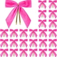 thumbnail image 1 of Aufmer 25 Pcs Small Velvet Christmas Bows, Bows for Wreath Gift Craft, Wedding Party Home Decoration, 1 of 5
