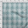 thumbnail image 2 of oneOone Cotton Silk Fabric Stripe Geometric Print Fabric BTY 42 Inch Wide, 2 of 4