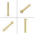 thumbnail image 5 of Unique Bargains M3x25mm Brass Machine Screws, Phillips Pan Head Fastener Bolts 10Pack, 5 of 5