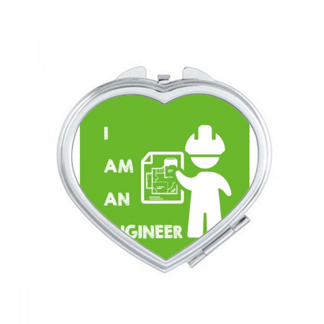 Graphic Engineer Helmet Position Mirror Travel Magnification Portable Handheld Pocket Makeup