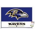 thumbnail image 1 of NFL Baltimore Ravens - Logo 21 Wall Poster, 22.375" x 34" Framed, 1 of 4