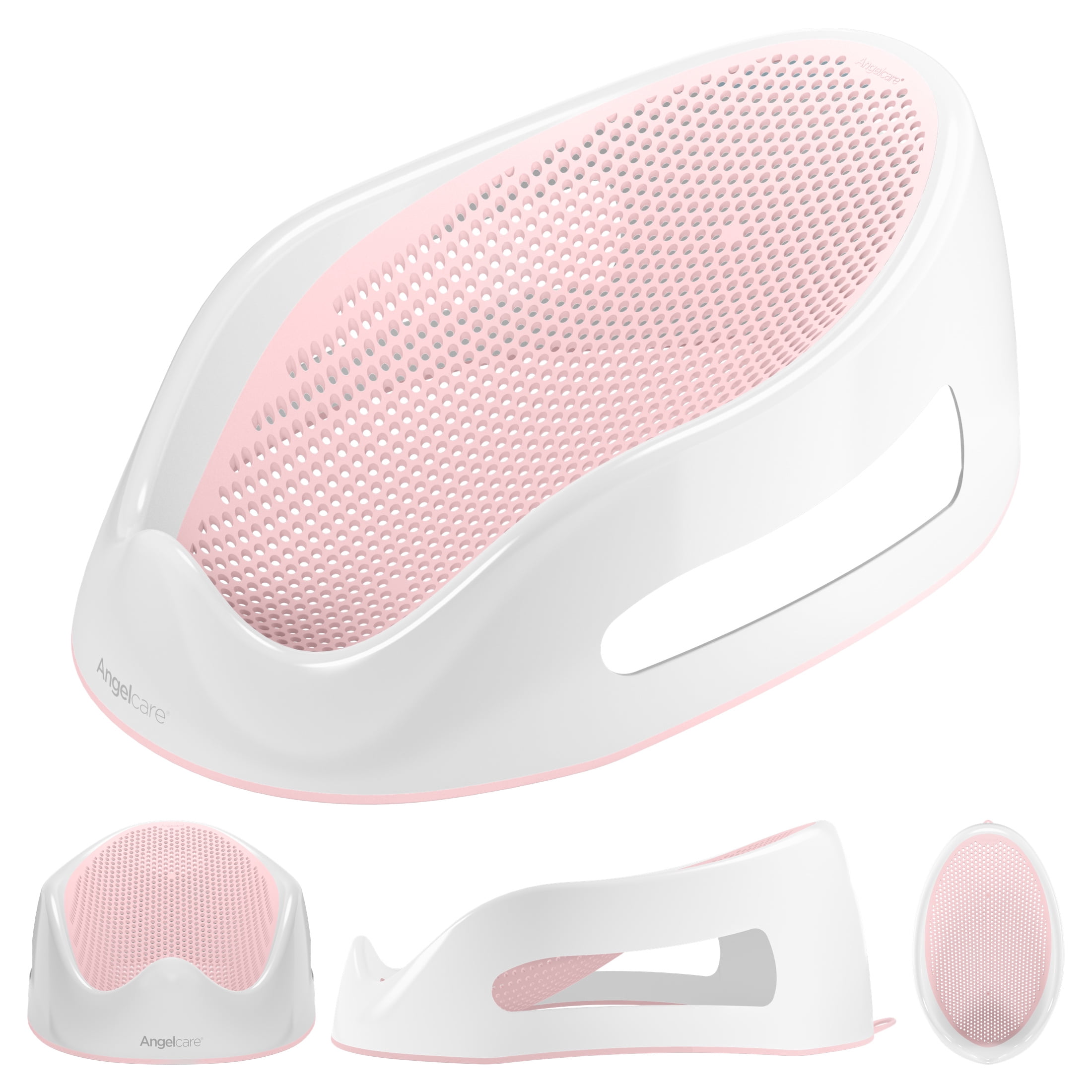 Angelcare® Soft Touch Baby Bath Support - Pink, Baby Bath Support for newborn babies up to 6 months of age