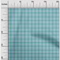 thumbnail image 2 of oneOone Cotton Cambric Light Blue Fabric Check Craft Projects Decor Fabric Printed By The Yard 56 Inch Wide, 2 of 4