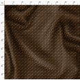 thumbnail image 4 of Soimoi Brown Heavy Satin Fabric Enjoy Summer Time Text Print Fabric by the Yard 54 Inch Wide, 4 of 5