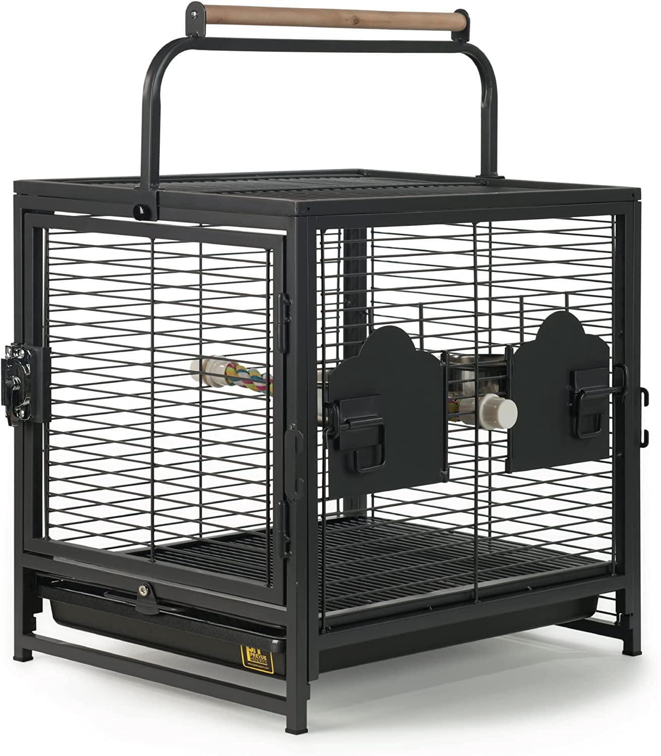 Prevue – Cage à oiseaux de voyage en fer forgé pour animaux de compagnie
