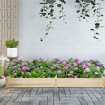 thumbnail image 3 of Patiojoy Raised Garden Bed Planter Wooden Elevated Vegetable Flower Rectangular Kit Box, 3 of 9