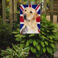 thumbnail image 2 of Carolines Treasures SC9833GF Labrador With English Union Jack British Flag Flag Garden Size, 2 of 3