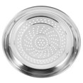 thumbnail image 2 of Stainless Steel Steaming Dish with Holes Thick Steamer Rack Food Plate Cookware (for 34cm Wok), 2 of 9