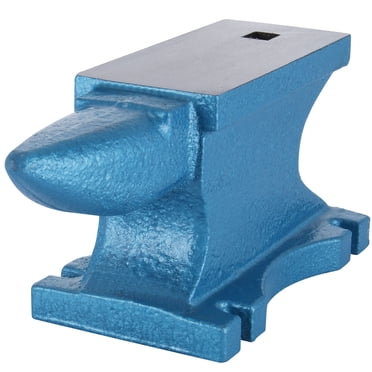 VEVOR Single Horn Anvil 55lbs, Cast Iron Anvil Blacksmith Withstands Heavy Blows,Anvil Rugged Round Horn Anvil Blacksmith Jewelers Metalsmith Tool, for Sale Forge Tools and Equipment