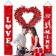 thumbnail image 4 of LSLJS Valentine's Day Heart-shaped Metal Wire Wreath Twisted Shiny Ceiling Decoration, Home Accessories, 4 of 5