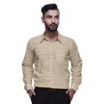 thumbnail image 1 of BESTMAN Cotton Formal Shirts For Men Slim Fit Printed Full Sleeve Shirts For Men, 1 of 5