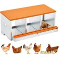 thumbnail image 2 of BeesClover Chicken Nesting Box Large Vented Hole, Metal Egg Laying Boxes with 3/4 Compartments Chicken Egg Box for Egg Collection, 2 of 6