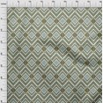 thumbnail image 3 of oneOone Viscose Chiffon Fabric Diamond Geometric Decor Fabric Printed BTY 42 Inches Wide, 3 of 4