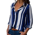 thumbnail image 2 of Simua Chemises pour Femmes Mode Décontractée Coupe Ample Manches Longues Boutonnées Légères avec Col, 2 of 8