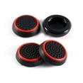 thumbnail image 1 of Housse pour Joystick, Accessoire de Manette, 4 Pcs, Housse de Remplacement en Silicone pour Manette, Prise pour Joystick, pour PS3, Rouge, 1 of 3