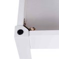 thumbnail image 4 of Patiojoy PU Leather Piano Bench Solid Wood Padded Double Duet Keyboard Seat w/ Storage Box White, 4 of 7