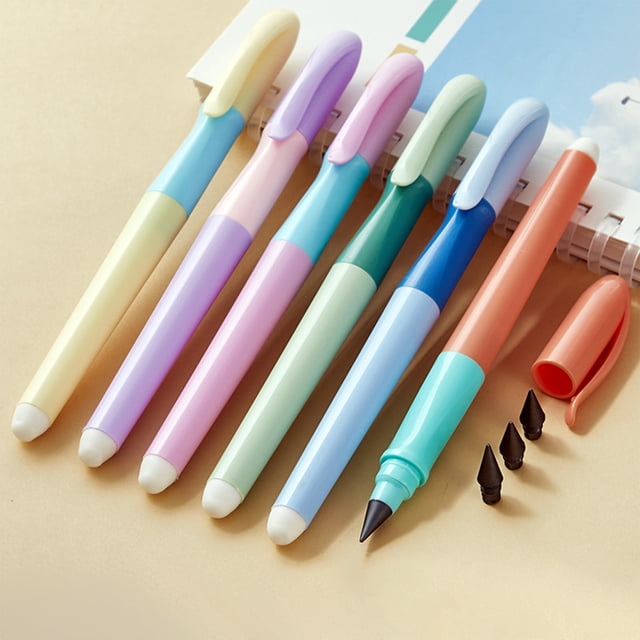 Tyidzon Crayons Forever pour Écrire, Pas Besoin de Crayon Aiguisé Mignon Sans Encre Crayon Éternel pour Croquis, Remplacer Stylo Mécanique pour Croquis, Dessin et Écriture