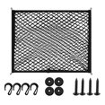thumbnail image 4 of S SERENABLE Cargo Storage Net for Car Trunk Simple Assembly for Car SUV Boat Doube Layer 60cmx80cm, 4 of 9