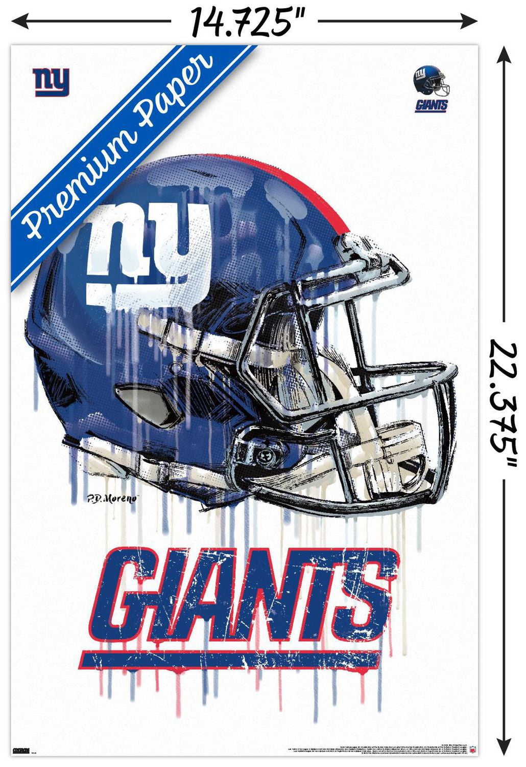 NFL New York Giants - Casque anti-goutte 20