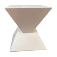 thumbnail image 2 of Giza Side Table Walnut Top with White Veneer Wood Top, 2 of 3