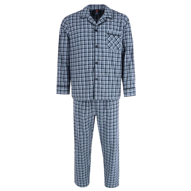 Hanes Broadcloth Long Sleeve Pajama Set (Men's)