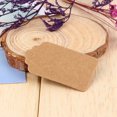 thumbnail image 5 of Kraft Paper Tags Gift Tag Labels Wedding Blank Kraft Tag Craft Production 5x3cm Kraft Paper Gift Tags Wedding Birthday Scallop Label Blank Name Card 100x, 5 of 5