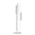 thumbnail image 3 of Fwttom Plastic Ballpoint Pen, 0.7ml C&y Color Push-Button Neutrals Pen High Value Quicks Drying Black Brush Pen for Problem Solving Pen Learning Stationery, 3 of 6