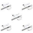 thumbnail image 3 of Decodeary Flashlight Outdoor Portable Rechargeable Stainless Steel LED Torch Penlight Fishing Handheld Hanging Light One Mode 1 5Set, 3 of 6