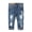 Blue-2047, variant on KIDSCOOL SPACE Baby Boys Little Kid Elastic Ripped Jeans StoneWashed Pants,3-4 Years