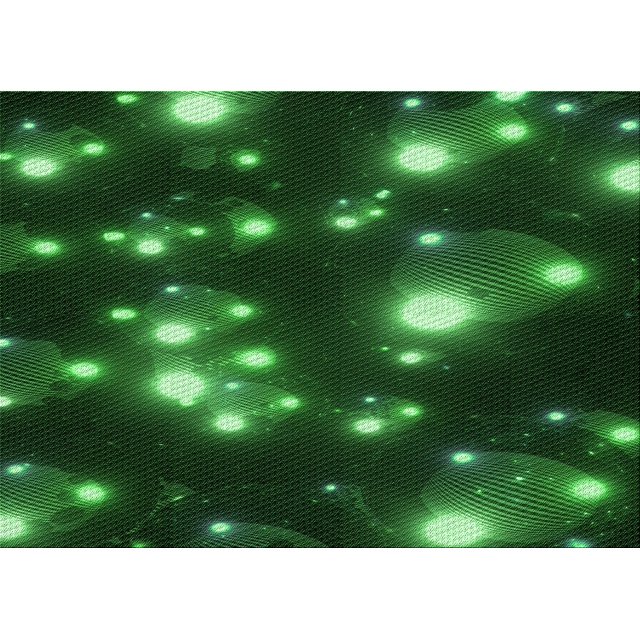 Ahgly Company Machine Washable Indoor Rectangle Transitional Dark Forest Green Area Rugs, 7' x 9'