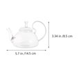 thumbnail image 3 of MasteelfCA Heat-resistant Teapot Glass Teapot Large Handle Kung Fu Teapot for Home Shop, 3 of 7