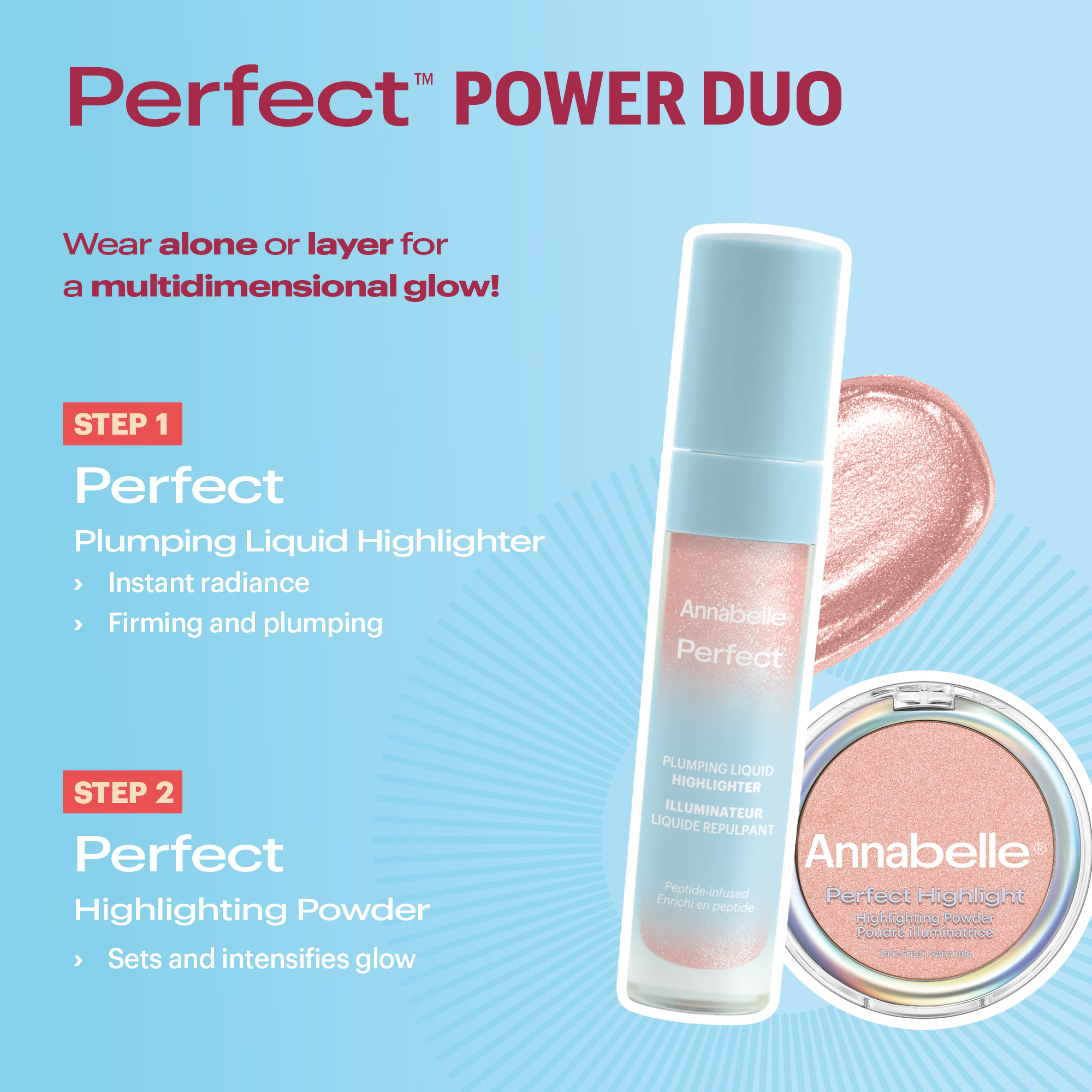 Annabelle Perfect Illuminateur liquide repulpant Rose lunaire