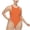 Orange, variant on Mrat Ladies Casual Half Short Ladies Seamless One-Piece Body Shaper Abdominal Lifter Hip Shaper Underwear Stretch Slimming Jumpsuits Bodysuit Women Dressy Pants S-489 Black L