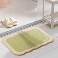 thumbnail image 4 of Yhmxh Creamy Style Imitation Sheep's Wool Entrance Mat For Bathroom Water Absorbent Non Slip Great For Home Shower Bathroom Use Washable Rug Anti-slip Rug Rugs for Living Room Outdoor Rug, 4 of 5