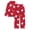 Watermelon Red, variant on GDREDA Plus Size Pajamas Printed Women's Long Sleeved Pajamas Pajamas Women Pajama Sets pyjamas Wine,XL