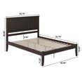 thumbnail image 4 of Madison Queen Solid Wood Platform Bed in Espresso, 4 of 9