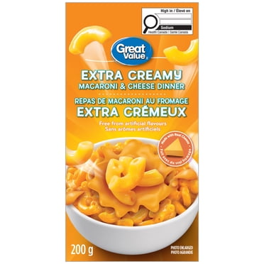 Great Value Extra Creamy Macaroni and Cheese Dinner