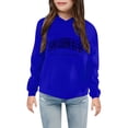 thumbnail image 2 of MEZZALL Letter Printed Casual Hoodie For Children Sweatshirt Long Sleeve Pullover Tops Versatile, 100, 2 of 3