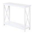 thumbnail image 1 of HOMCOM Table Console en Bois Tiroir de Rangement Étagère Présentoir d'Entrée, 1 of 8