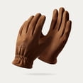thumbnail image 2 of Men's Winter Outdoor Riding Suede Gloves Windproof Thickened Warm Lined Cold Weather Hand, 2 of 7